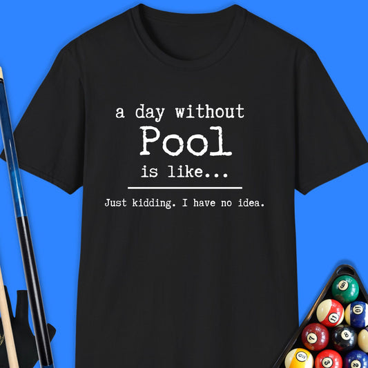 A Day Without Pool T-Shirt