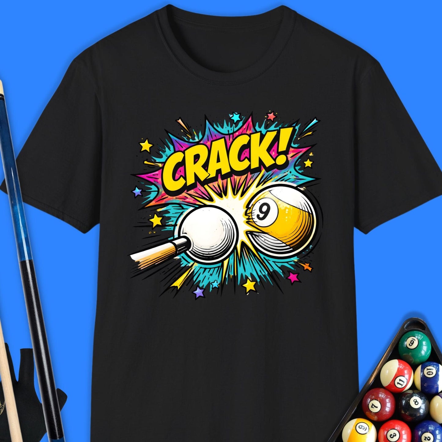 Crack Break Pool T-Shirt