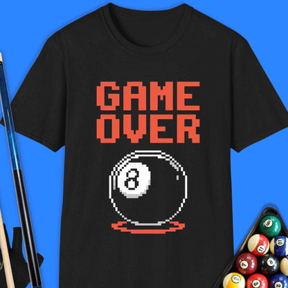Game Over Pool T-Shirt - Rack & Roll 