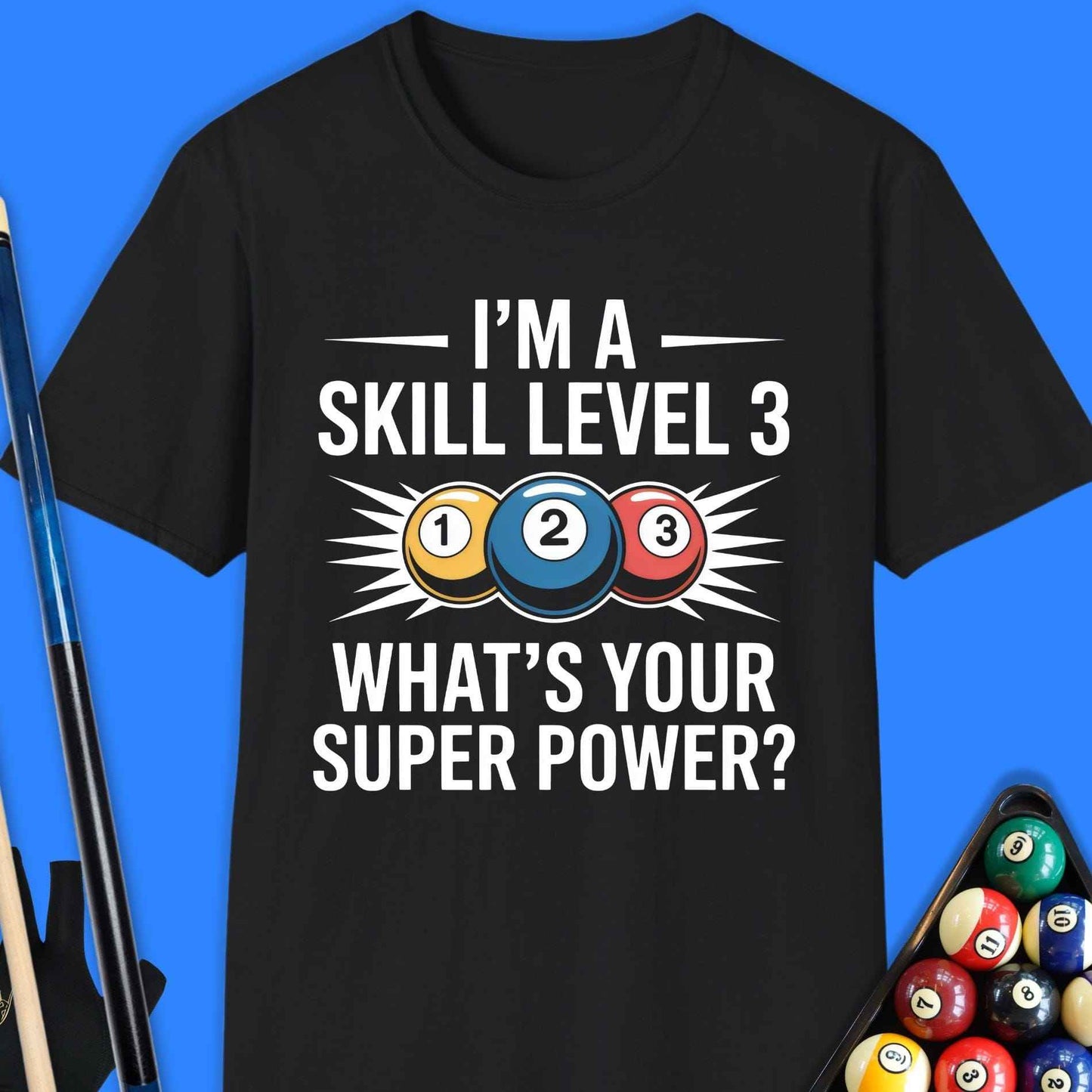 Skill Level 3 Pool T-Shirt