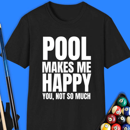 Pool Makes Me Happy T-Shirt - Rack & Roll 