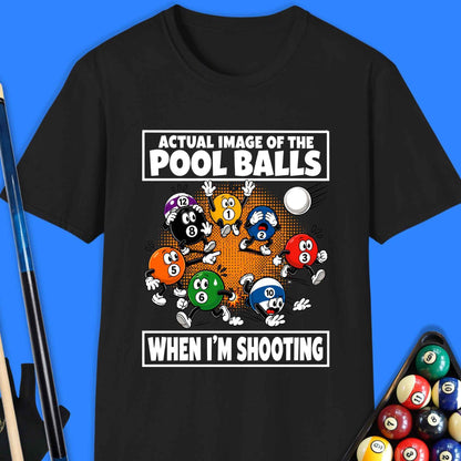 Actual Image Of Pool Balls T-Shirt