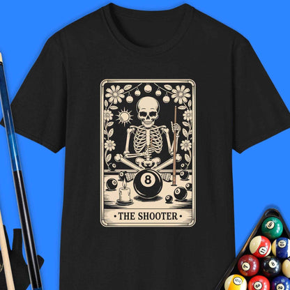 The Shooter Tarot Pool T-Shirt - Rack & Roll 