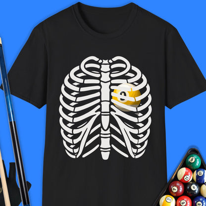 Pool Heart In Ribcage T-Shirt