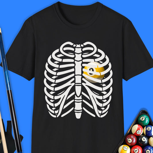 Pool Heart In Ribcage T-Shirt