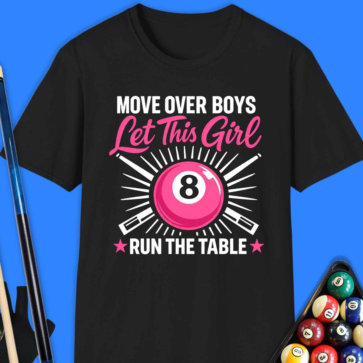 Move Over Boys Pool T-Shirt