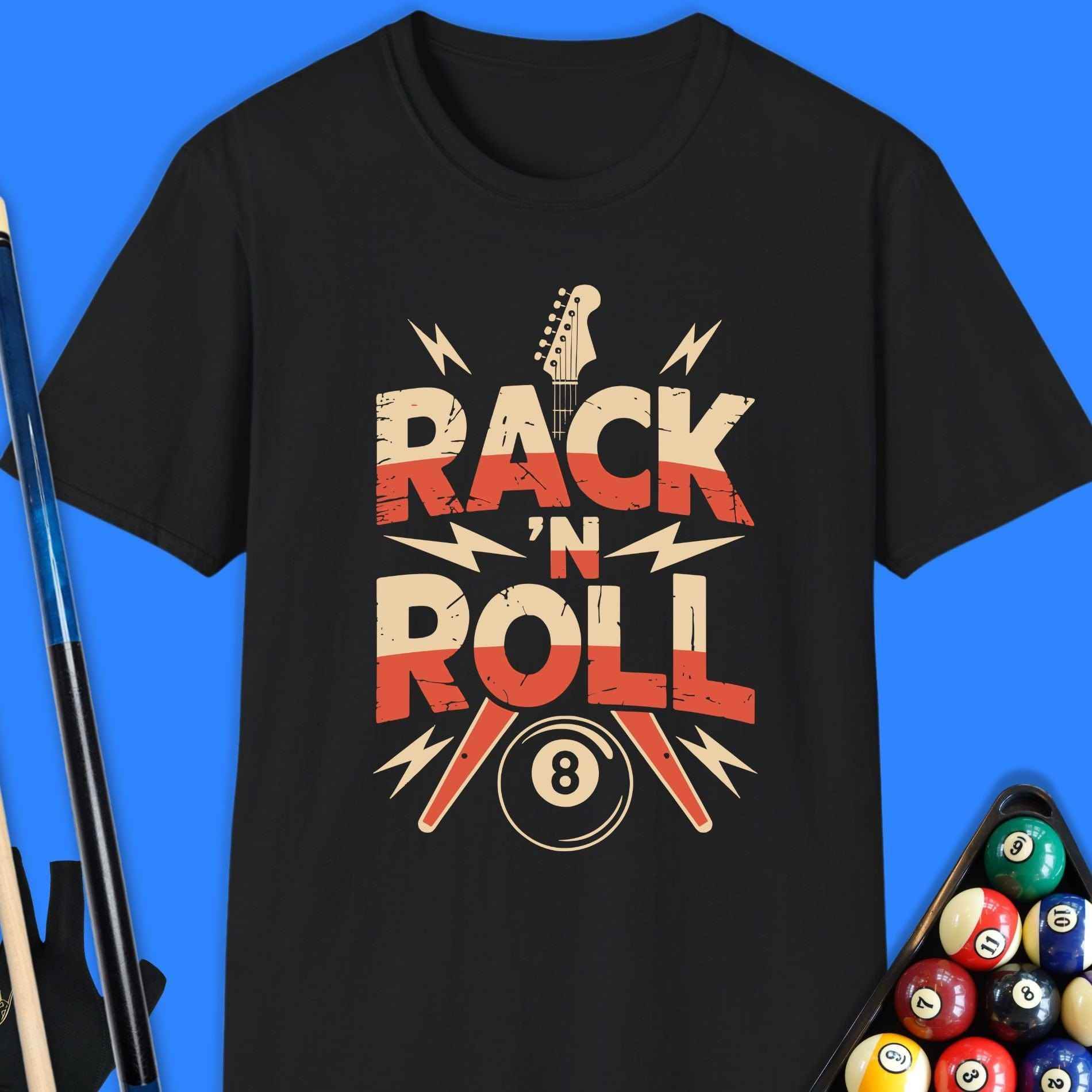 Rack And Roll Pool T-Shirt - Rack & Roll 