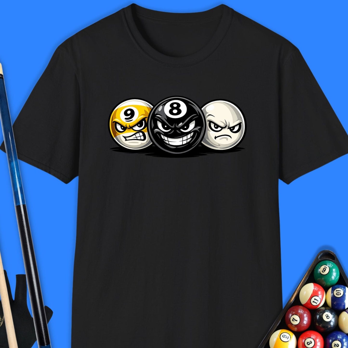 Angry Pool Balls T-Shirt