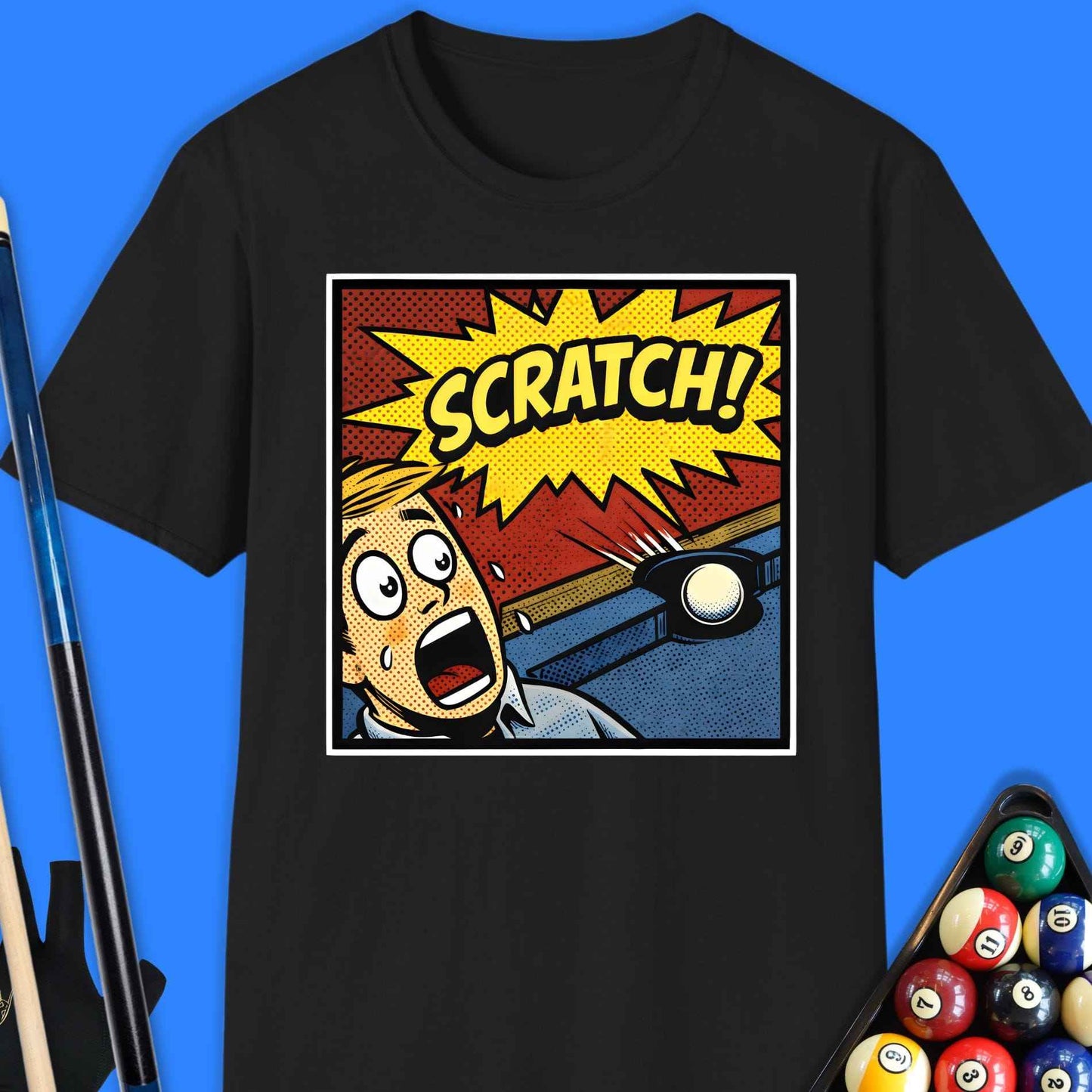Scratch Comic Pool T-Shirt
