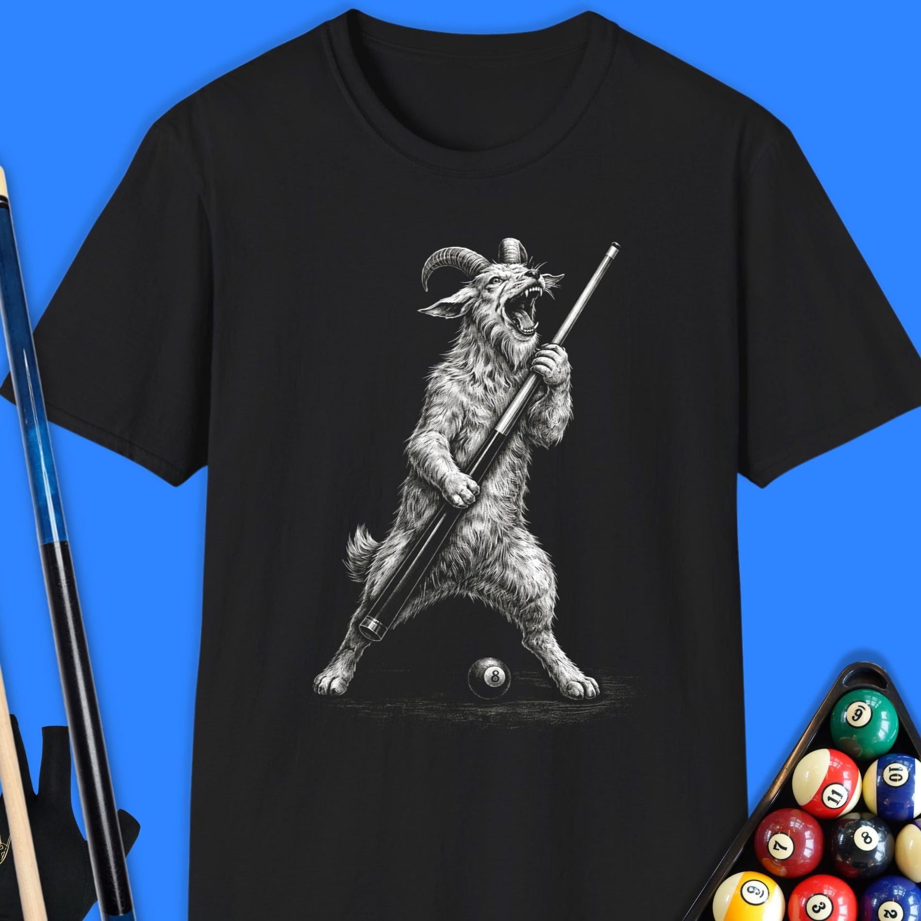 Goat Pool T-Shirt - Rack & Roll – Rack & Roll