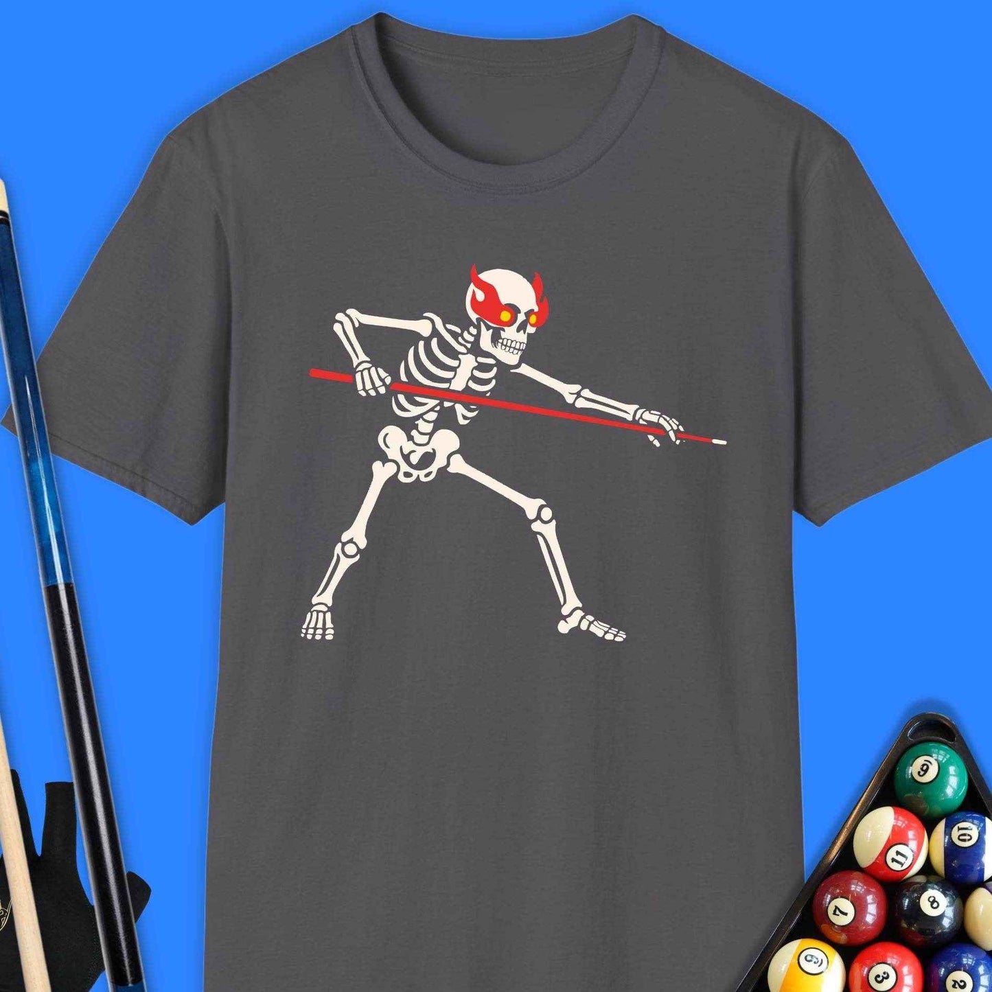 Skeleton Pool T-Shirt - Rack & Roll 