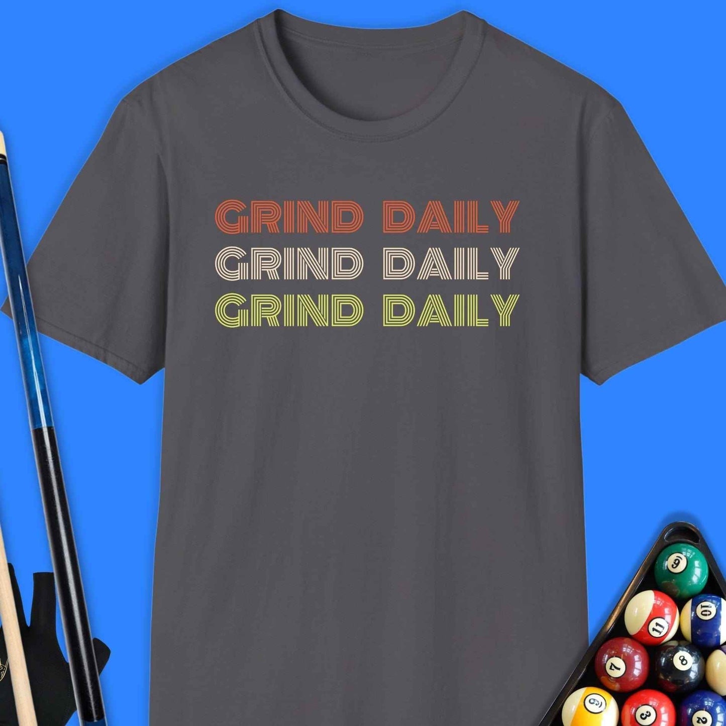 Grind Daily Pool T-Shirt - Rack & Roll 