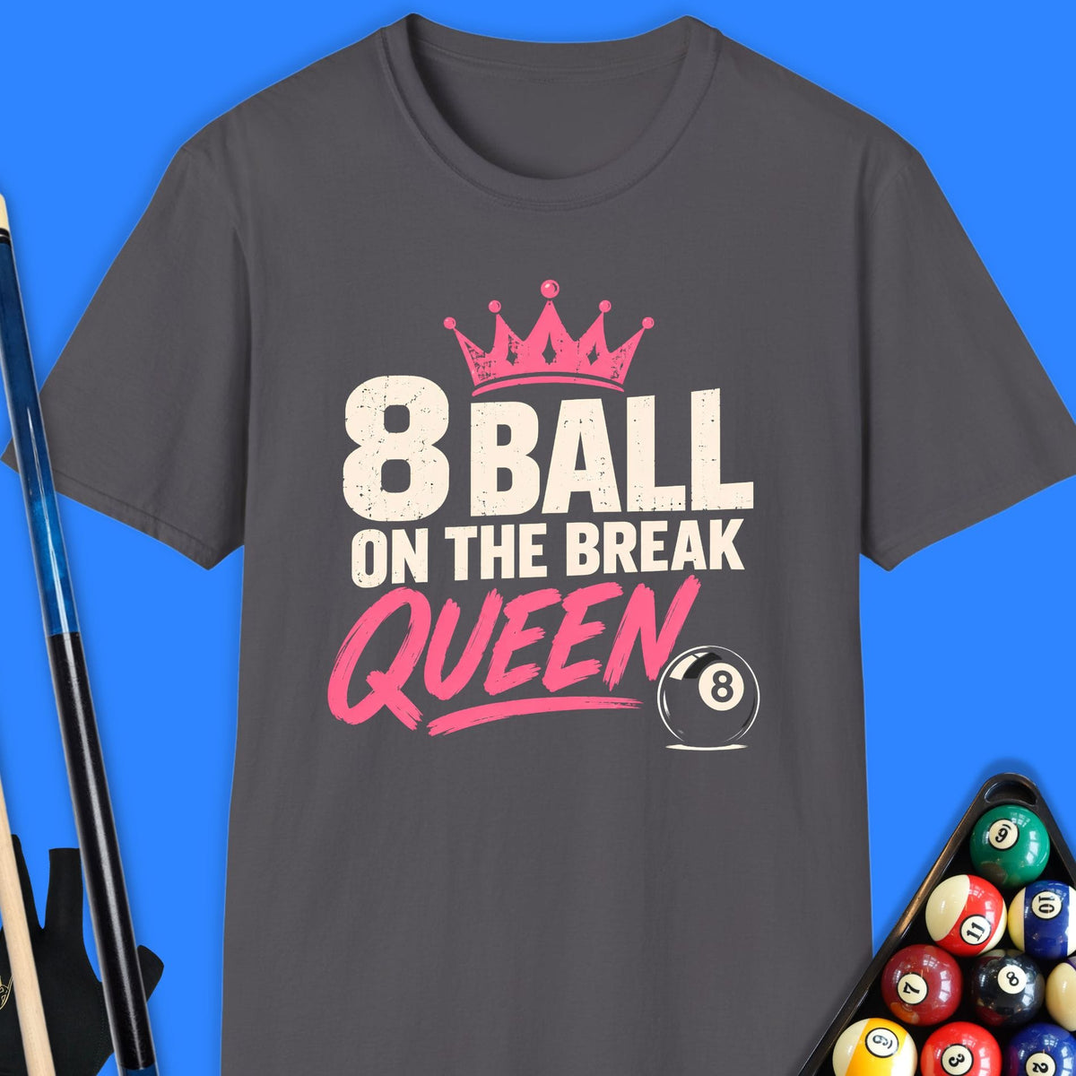 8 Ball Queen Pool T-Shirt