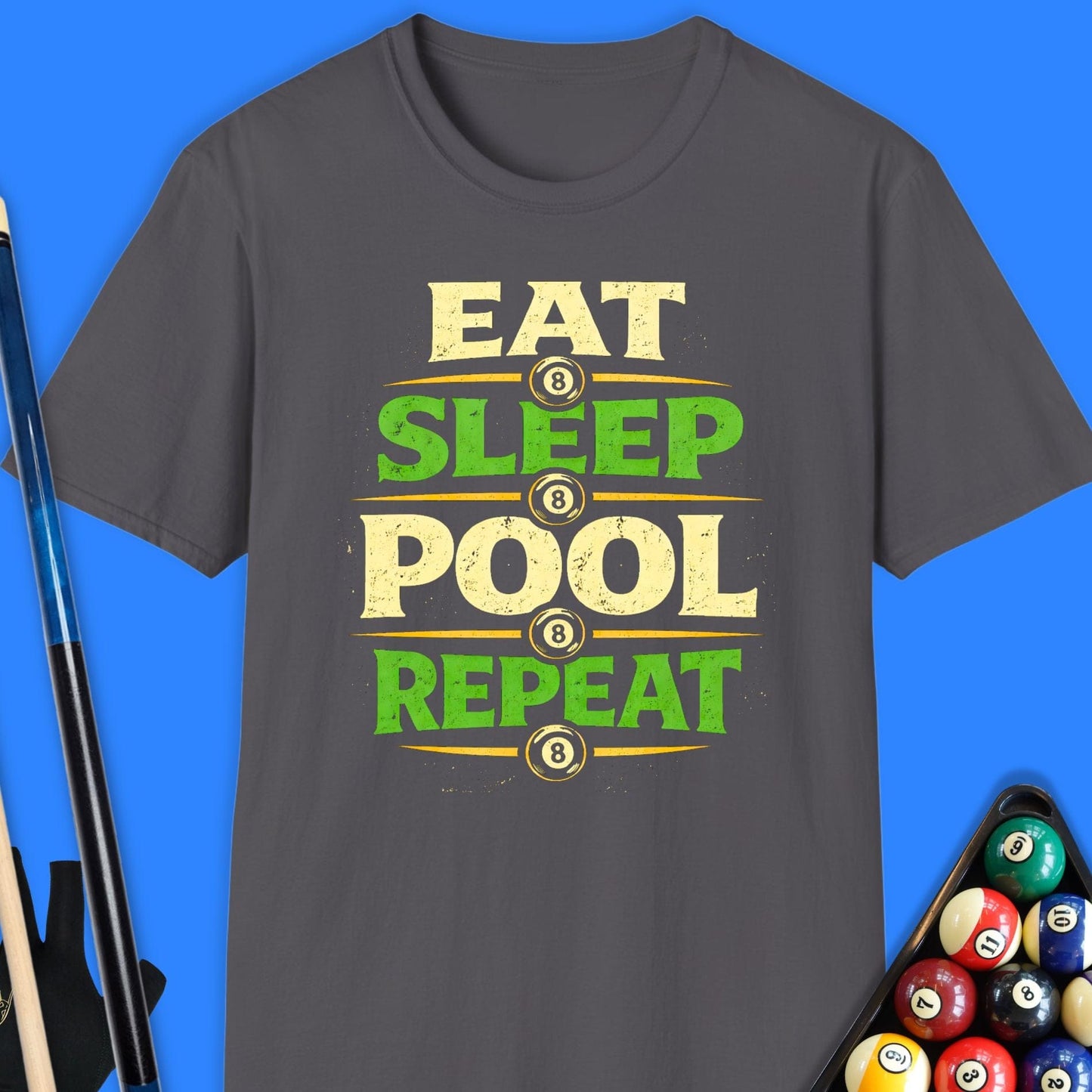 Eat Sleep Pool Repeat T-Shirt