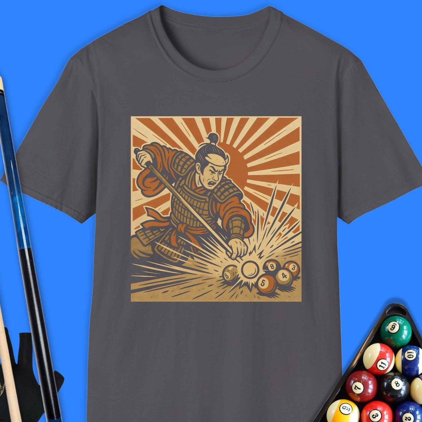 Bushido Break Pool T-Shirt - Rack & Roll 