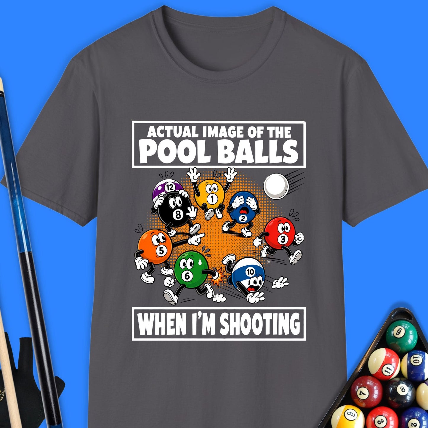 Actual Image Of Pool Balls T-Shirt