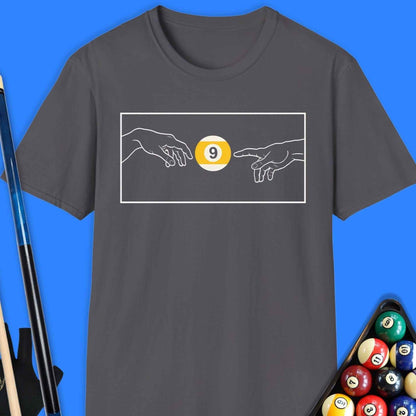 Creation Of The 9 Ball Pool T-Shirt - Rack & Roll 