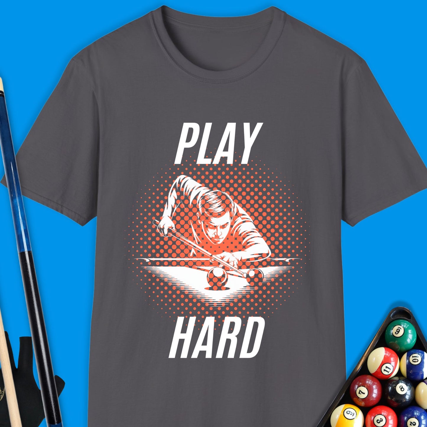Play Hard Pool T-Shirt