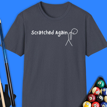 Scratched Again Pool T-Shirt