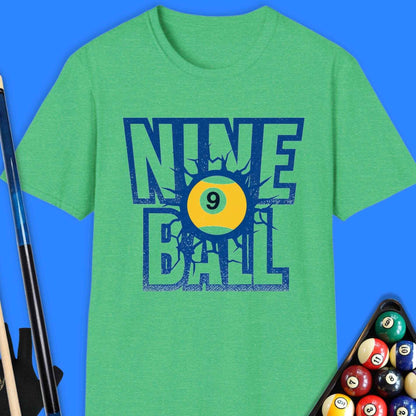 Nine Ball Pool T-Shirt - Rack & Roll 