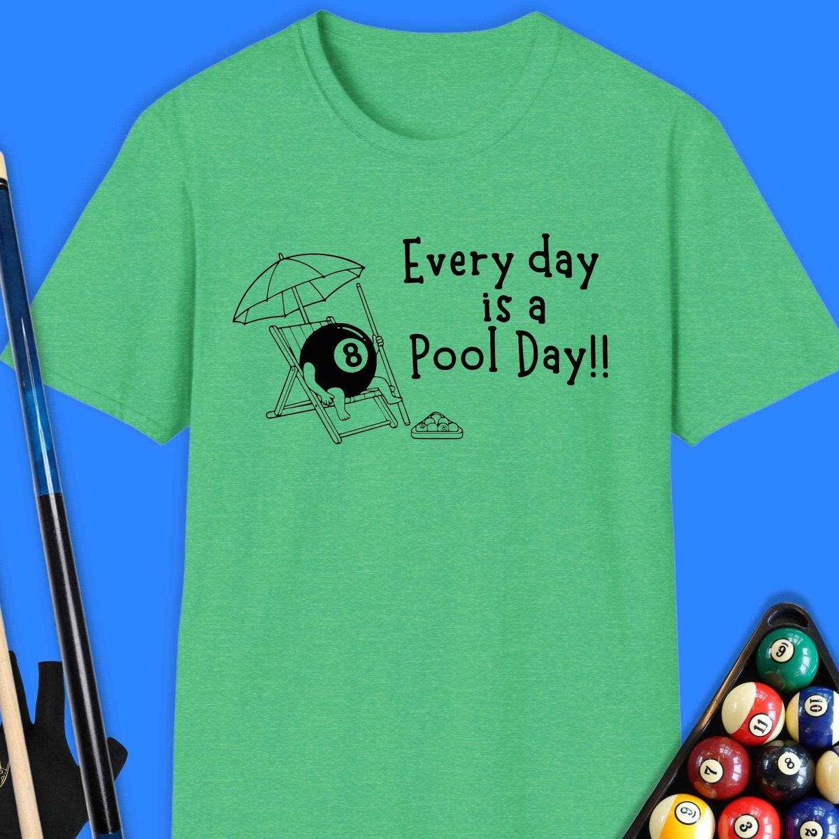 Every Day Is A Pool Day Simple T-Shirt - Rack & Roll 