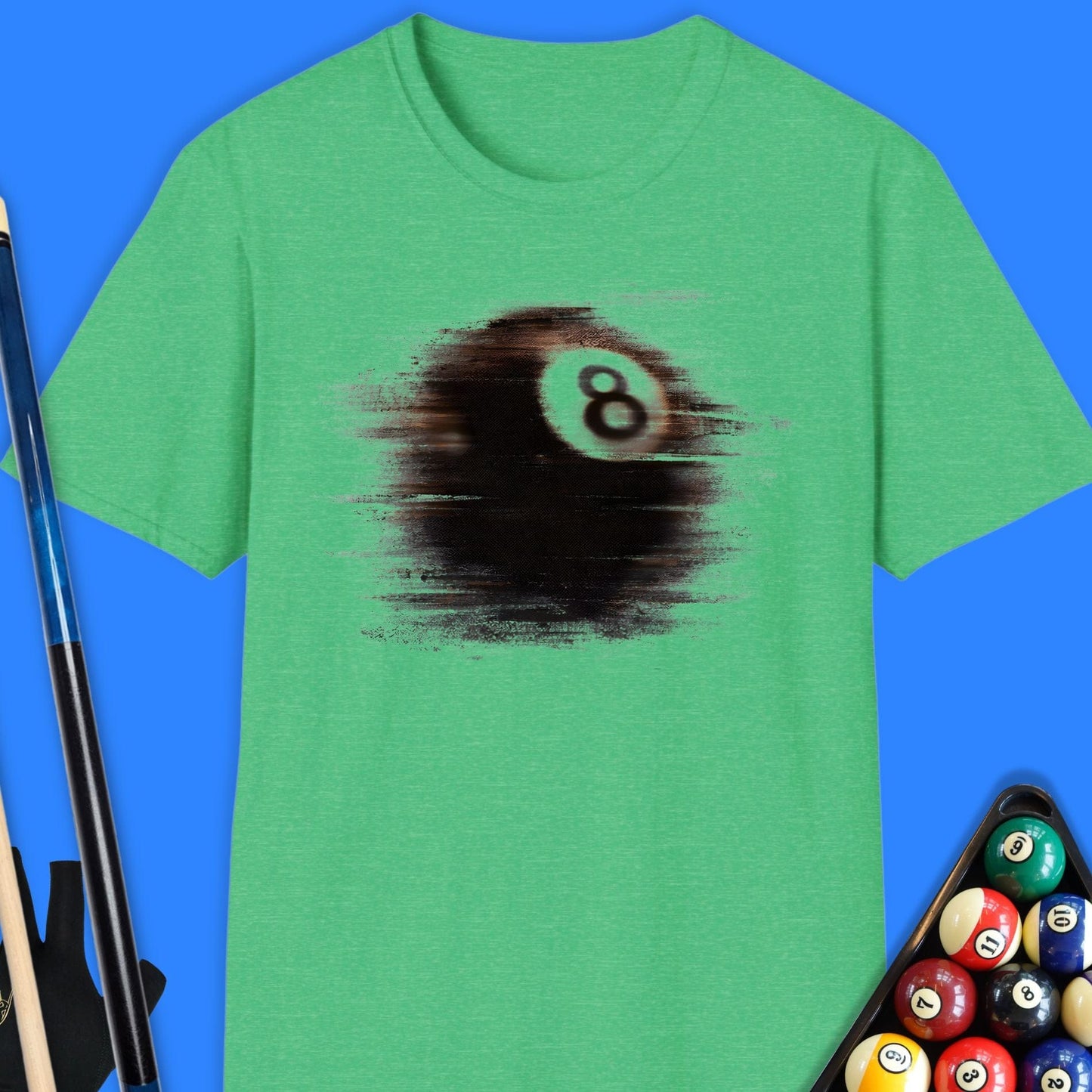 Motion Blur 8-Ball Pool T-Shirt