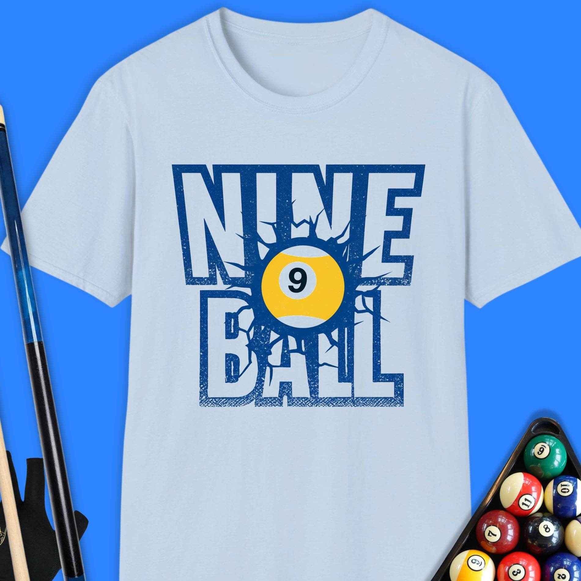 Nine Ball Pool T-Shirt - Rack & Roll 