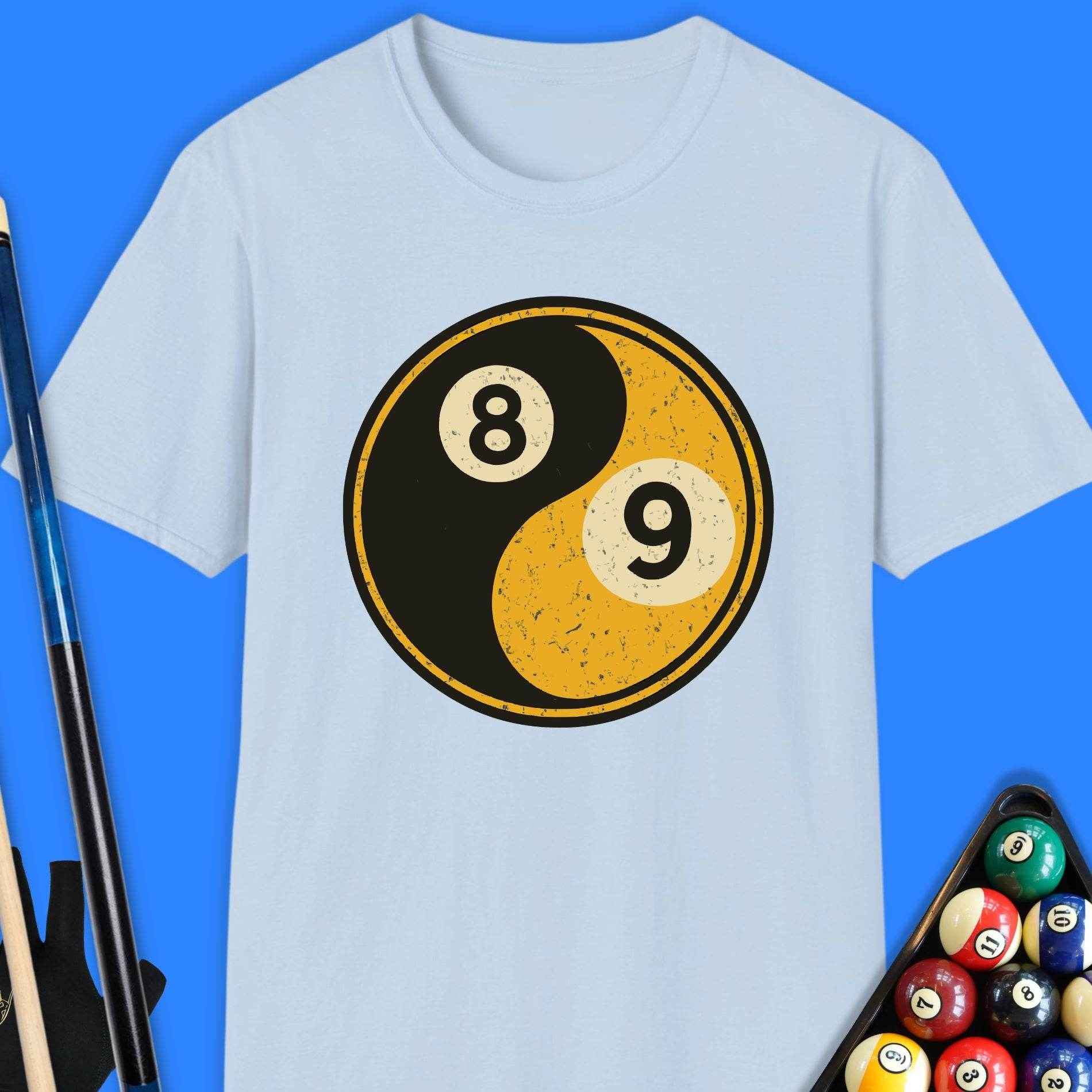 Ying Yang Pool T-Shirt - Rack & Roll 