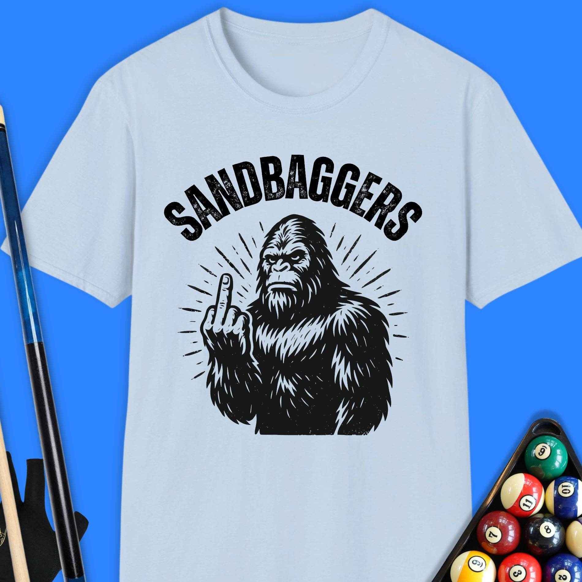 Sandbaggers Pool T-Shirt - Rack & Roll 