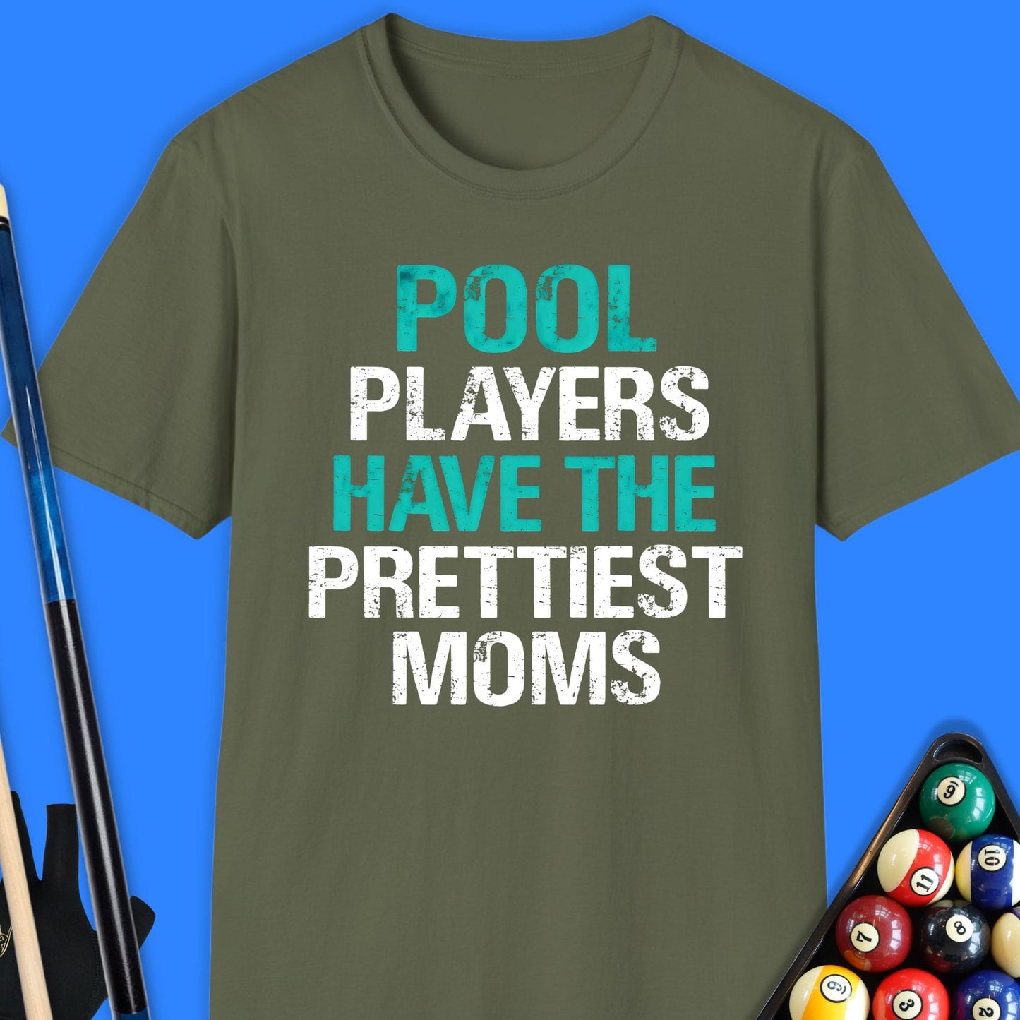 Pool Players Mom T-Shirt