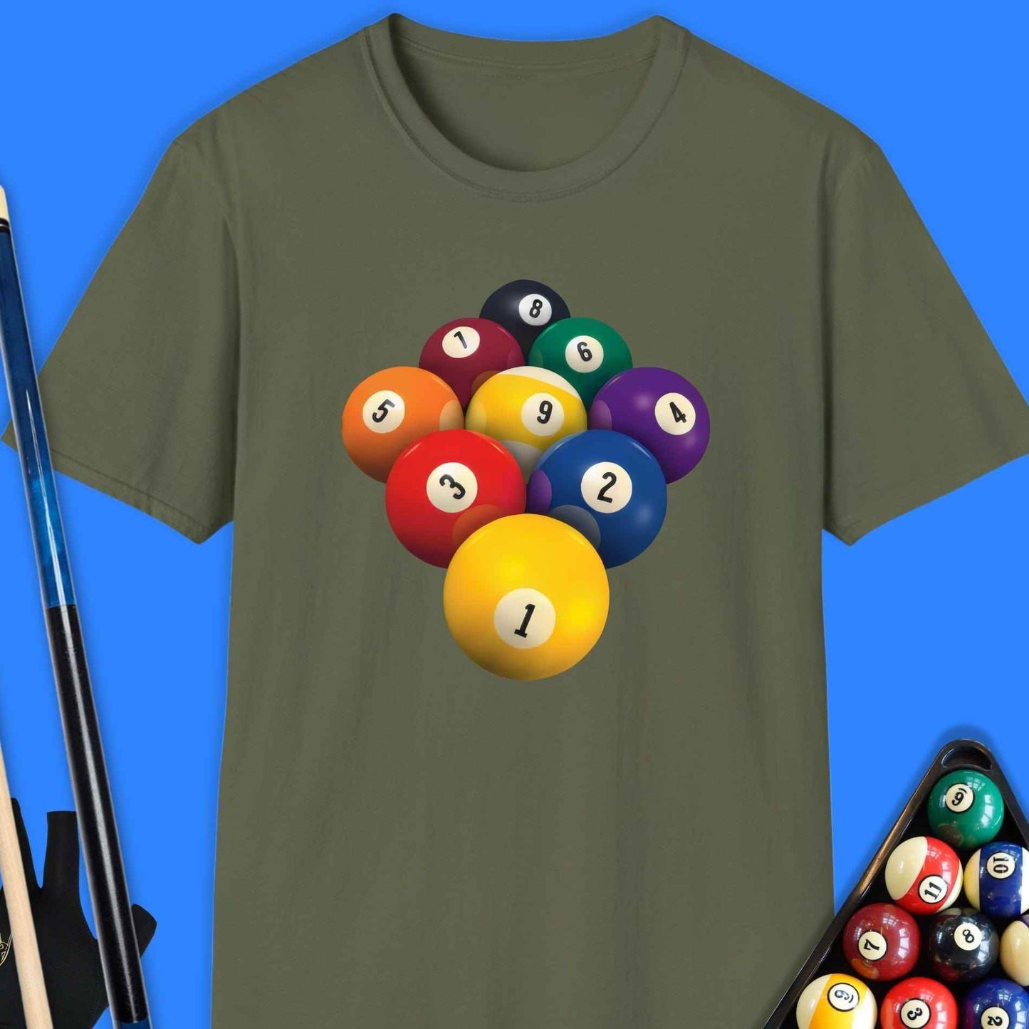 Classic Rack Pool T-Shirt - Rack & Roll 