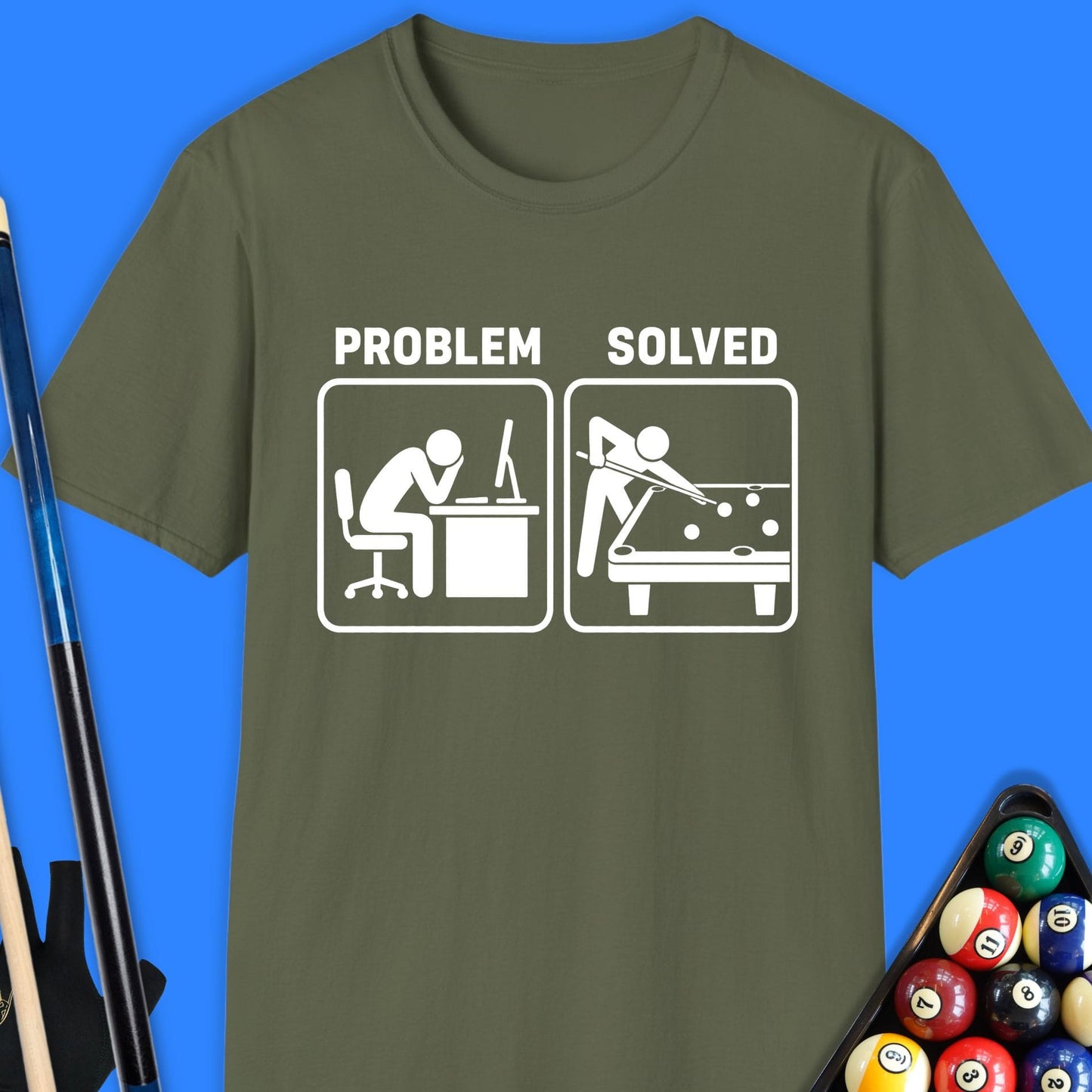 Problem Solved Pool T-Shirt