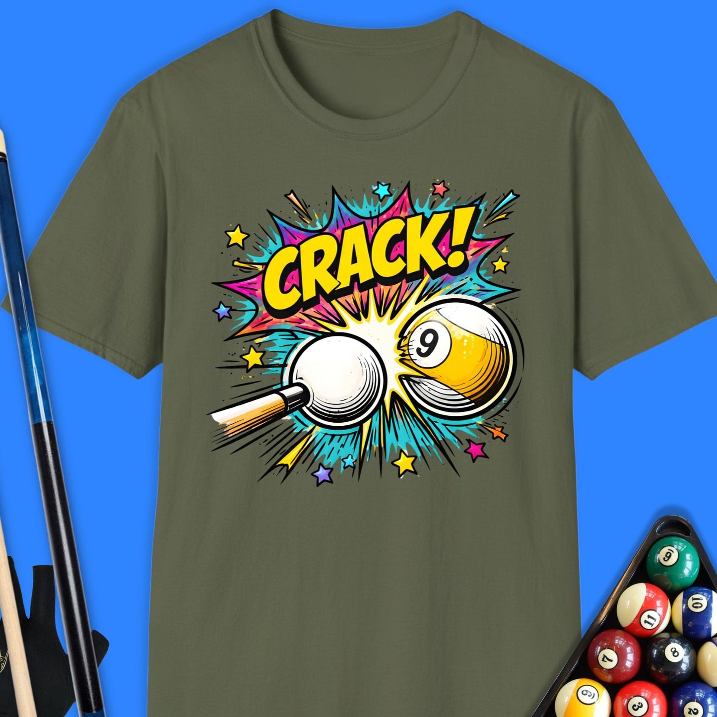 Crack Break Pool T-Shirt
