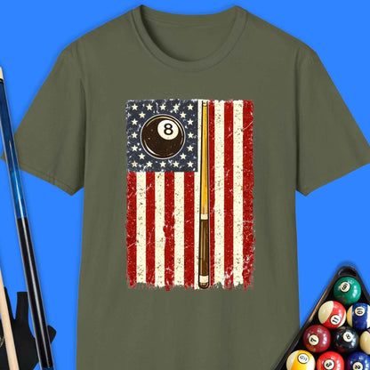 American Flag Pool T-Shirt