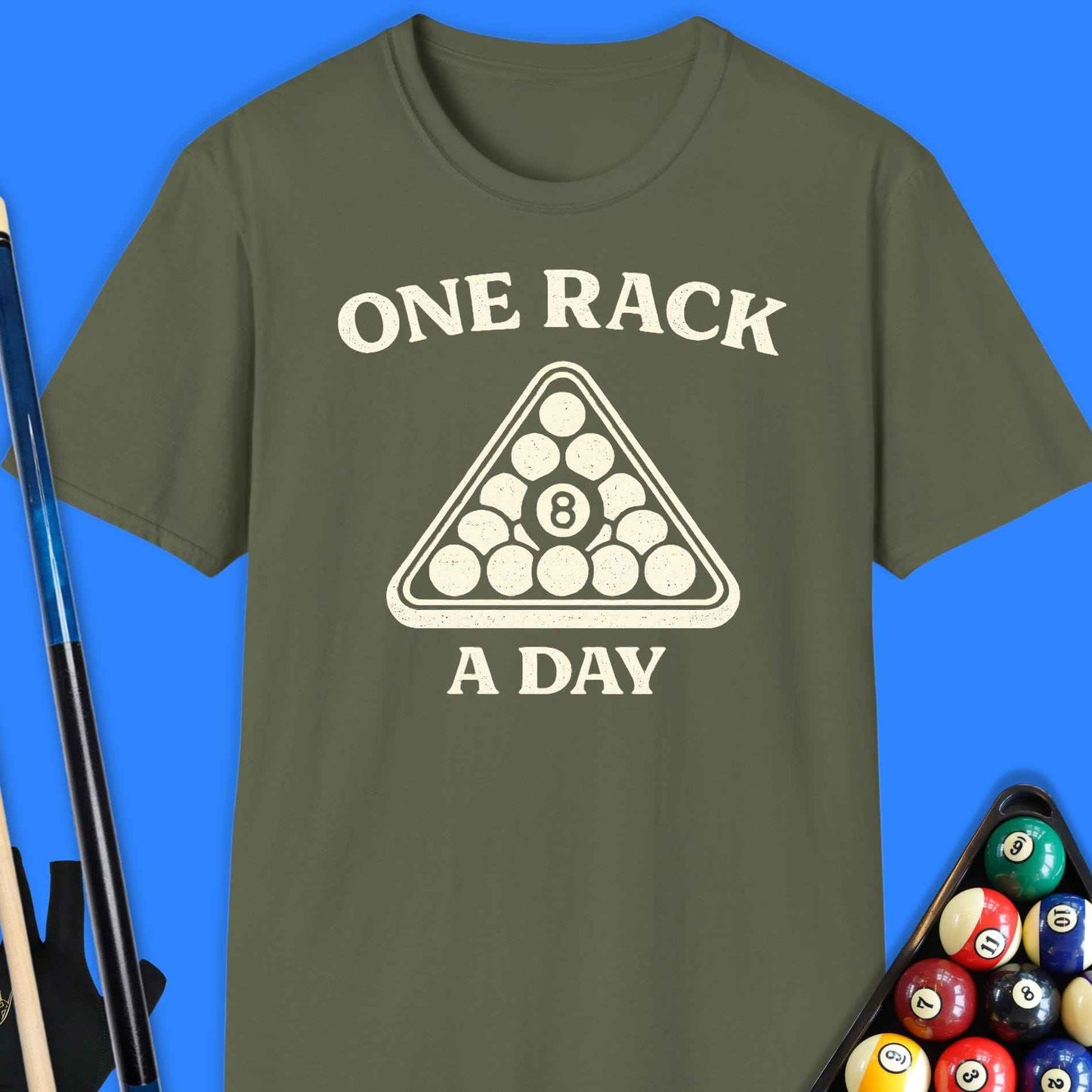 One Rack A Day Pool T-Shirt