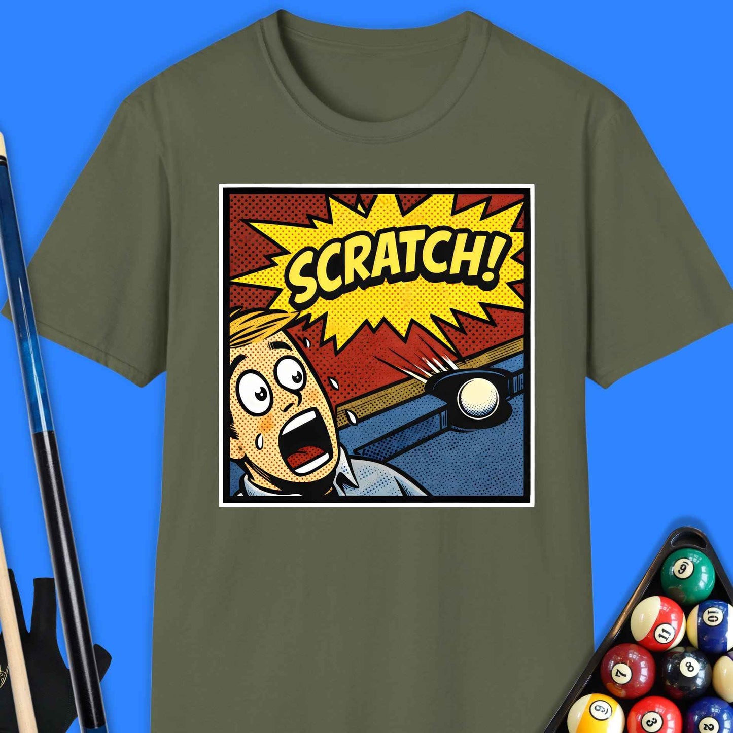 Scratch Comic Pool T-Shirt