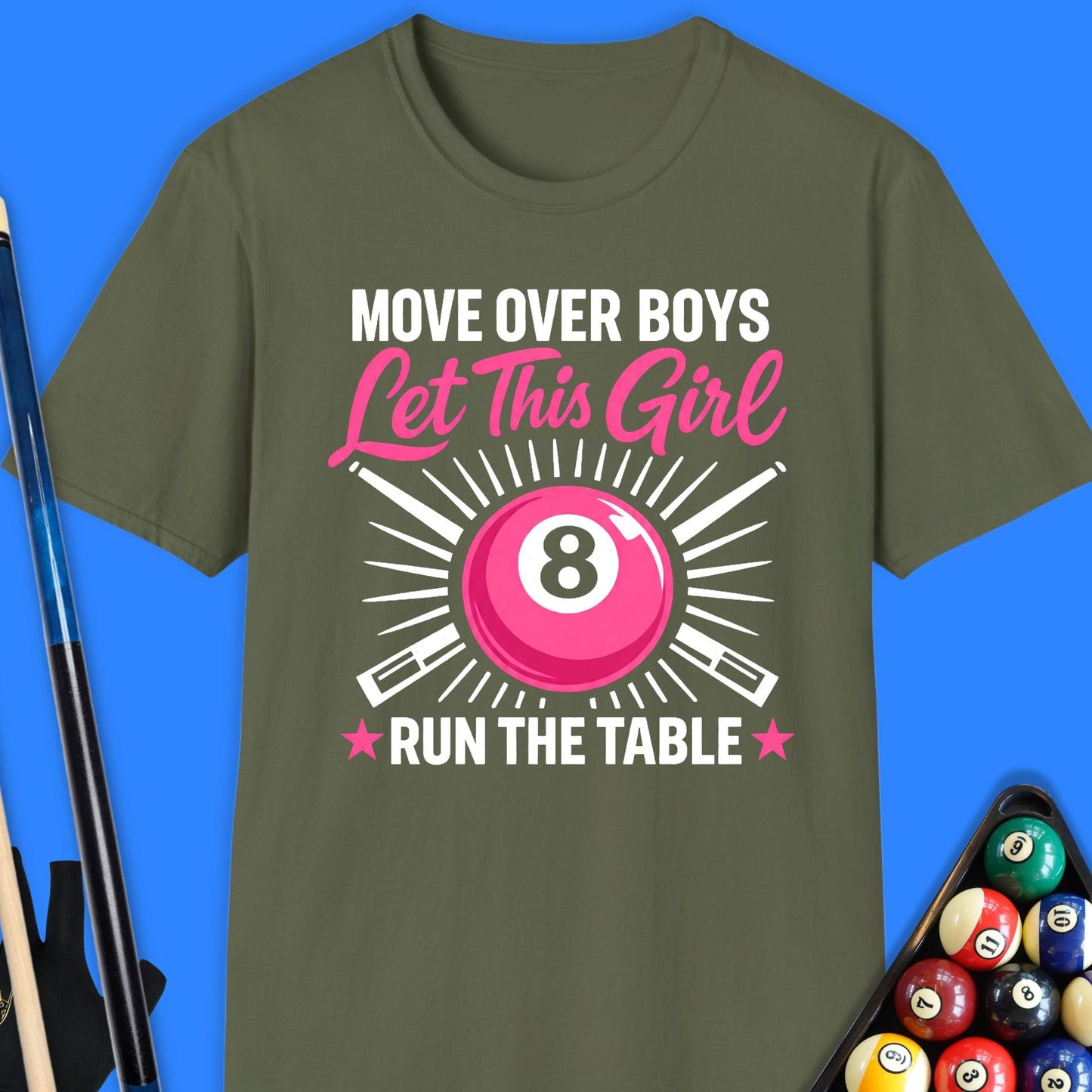Move Over Boys Pool T-Shirt