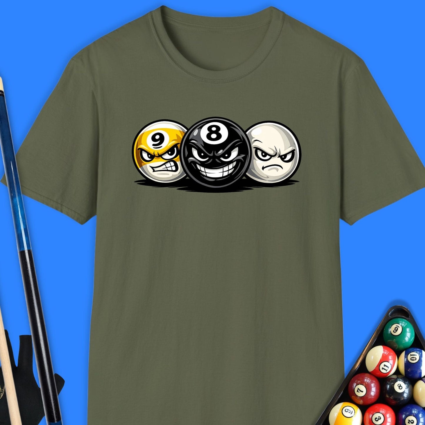Angry Pool Balls T-Shirt