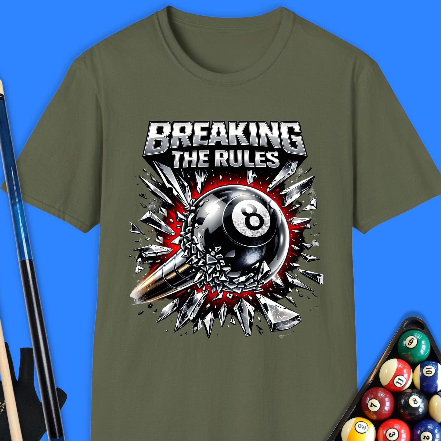 Breaking The Rules Pool T-Shirt