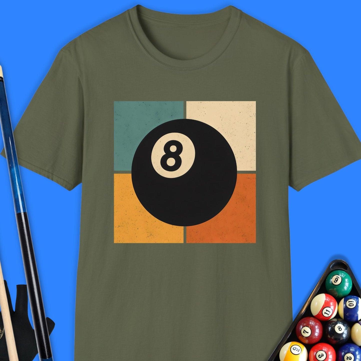 Retro 8-Ball Pool T-Shirt