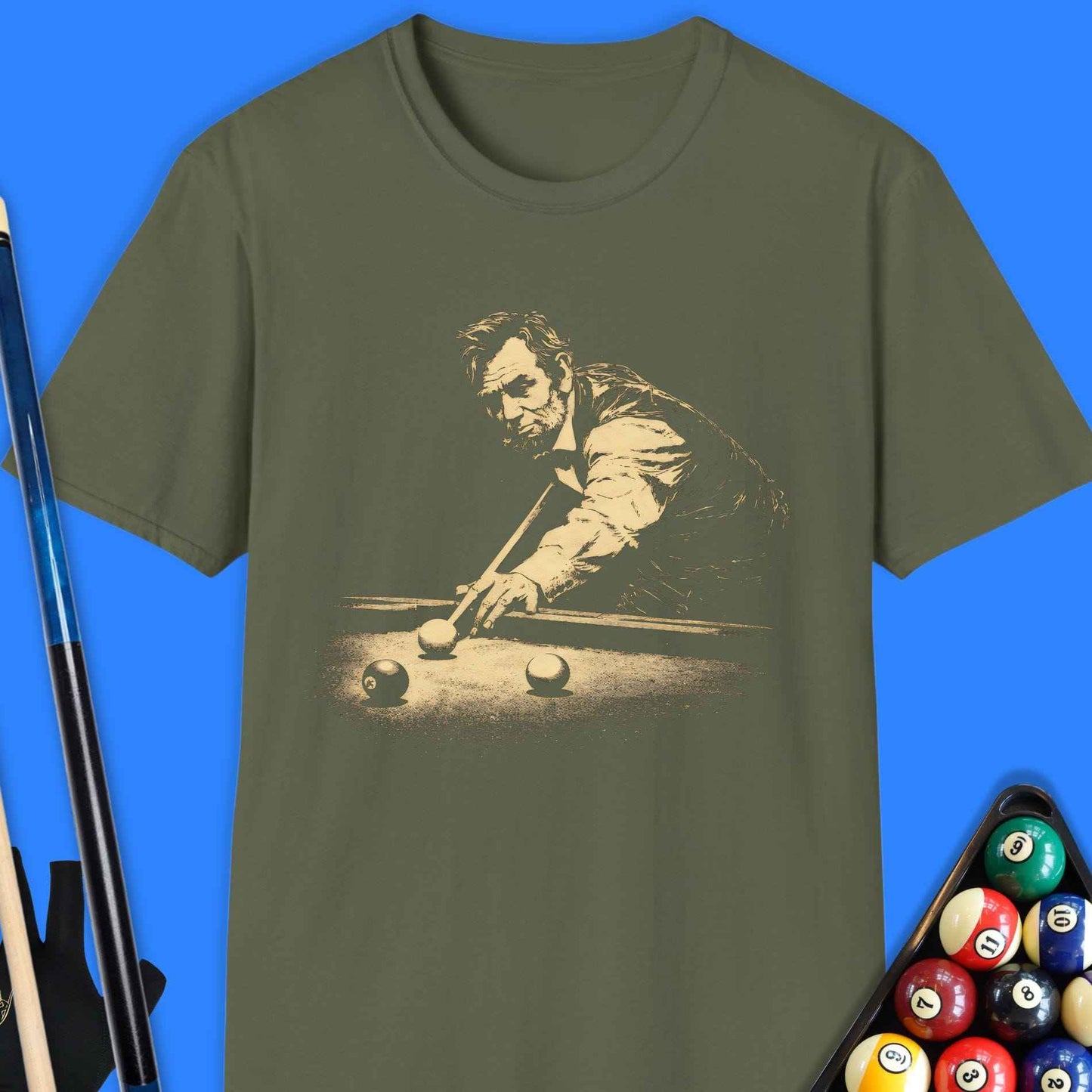 Honest Abe Pool T-Shirt