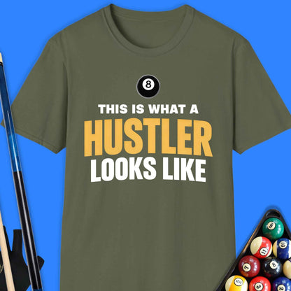 What A Hustler Pool T-Shirt