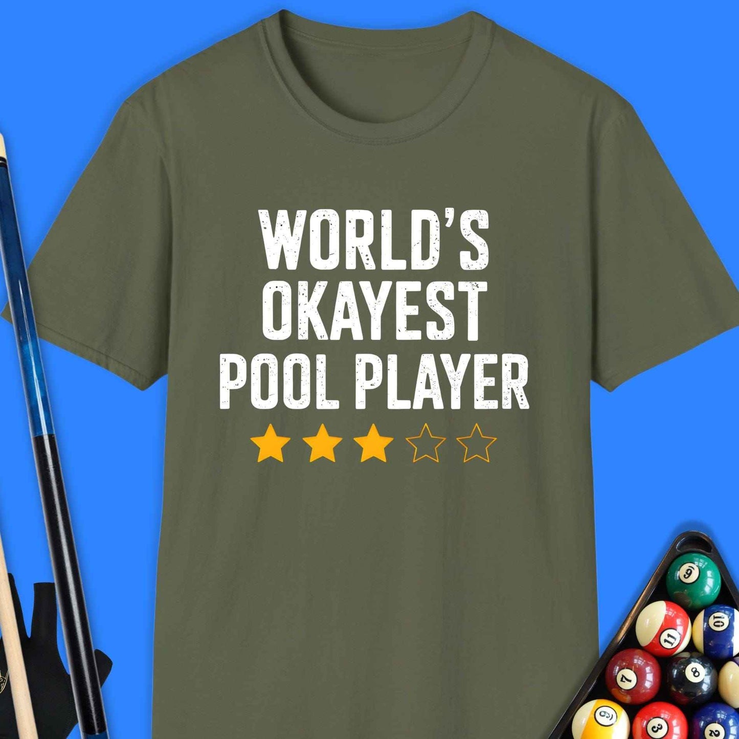 World's Okayest Pool Player T-Shirt