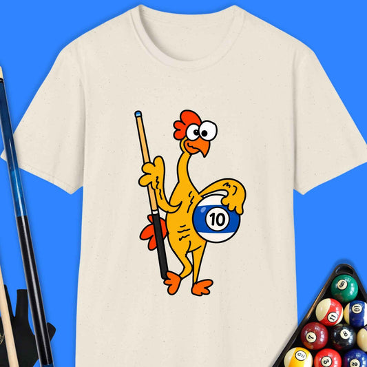 Rubber Chicken Pool 10 Ball T-Shirt
