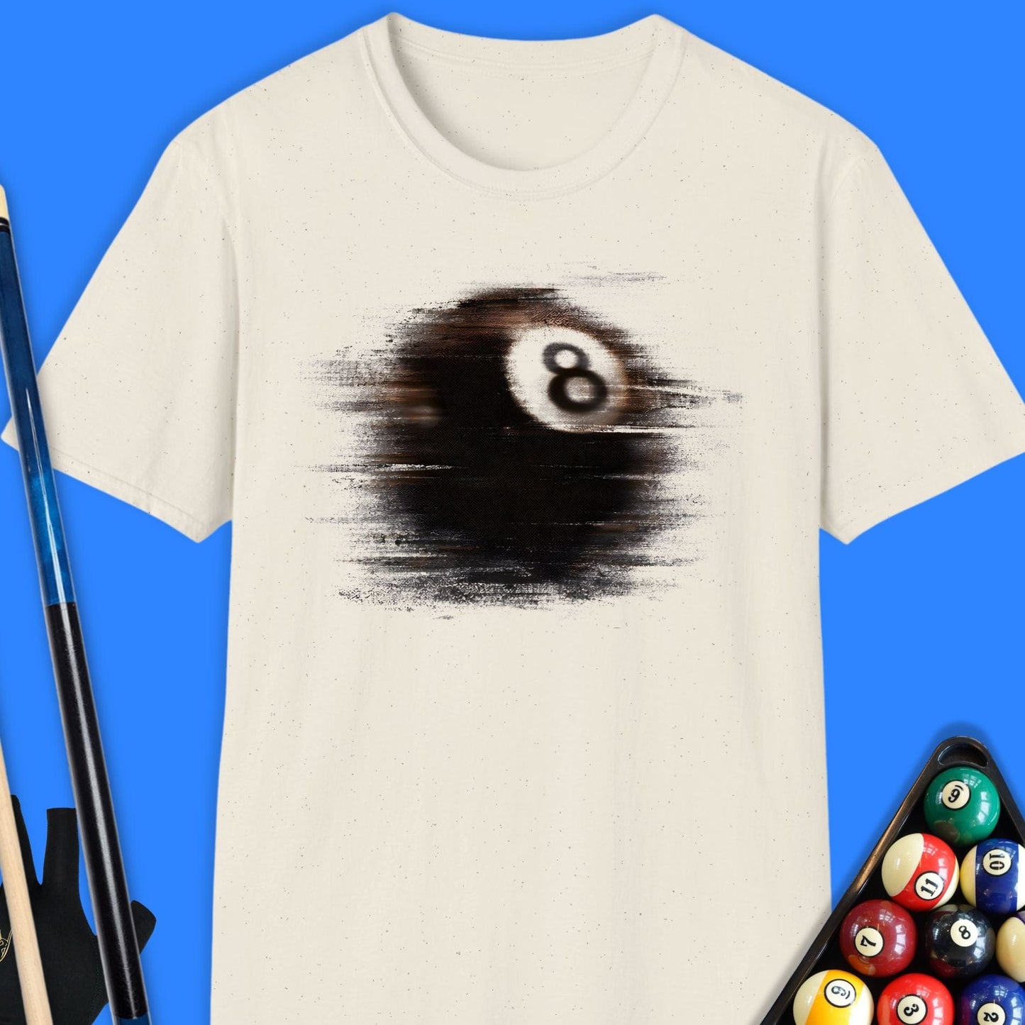 Motion Blur 8-Ball Pool T-Shirt