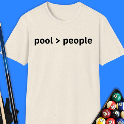 Pool Greater Than People T-Shirt - Rack & Roll 