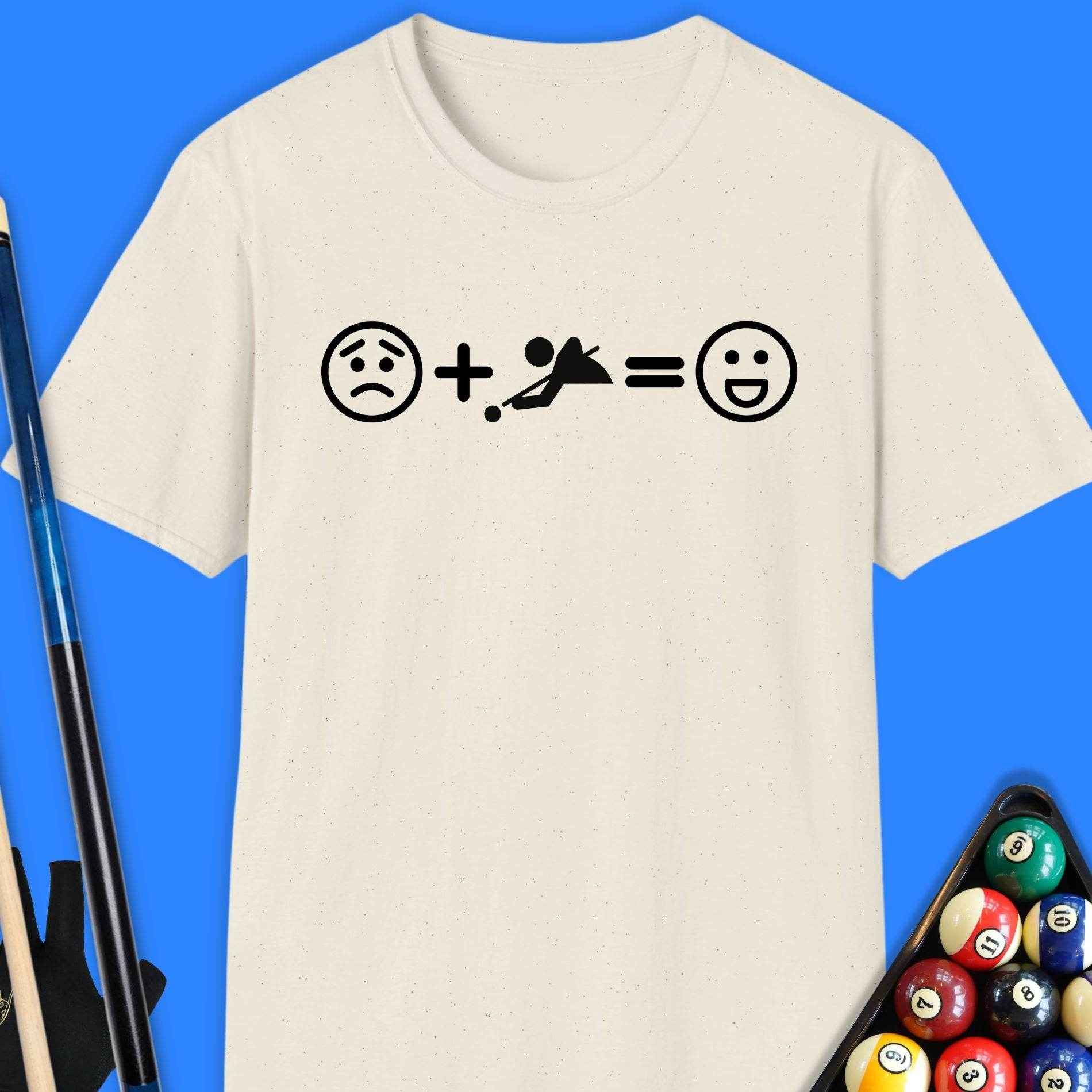 Pool Equals Happiness T-Shirt - Rack & Roll 