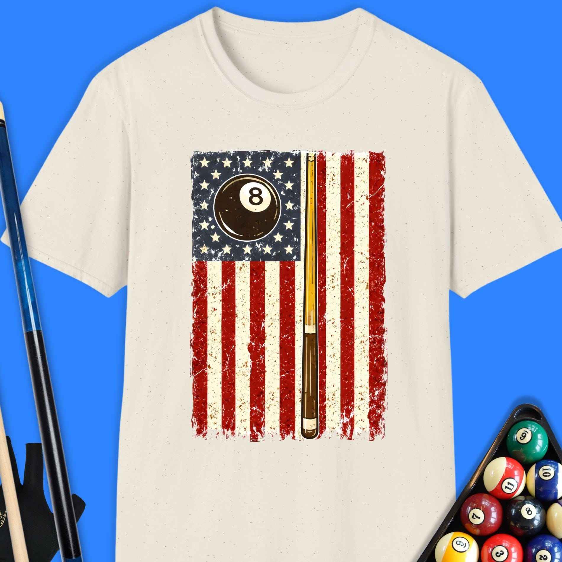 American Flag Pool T-Shirt