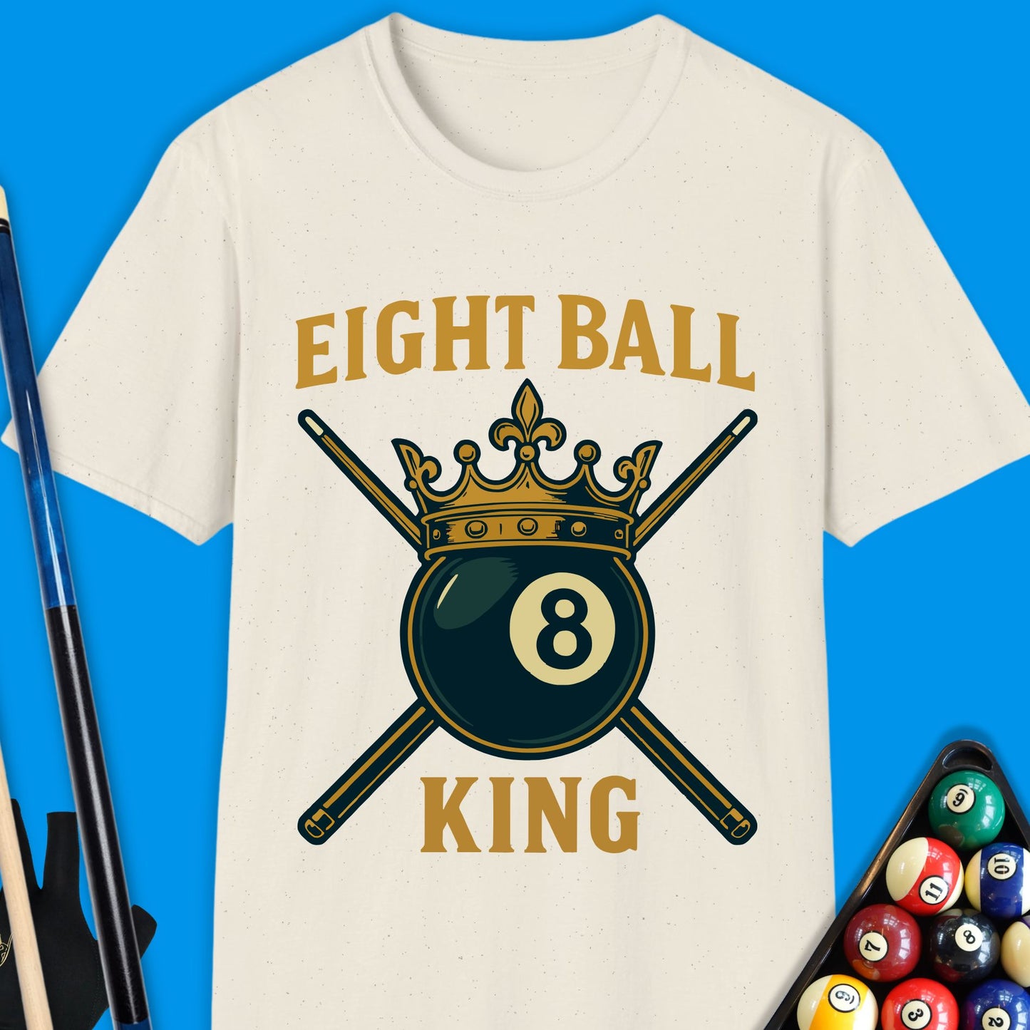 Eight Ball King Pool T-Shirt