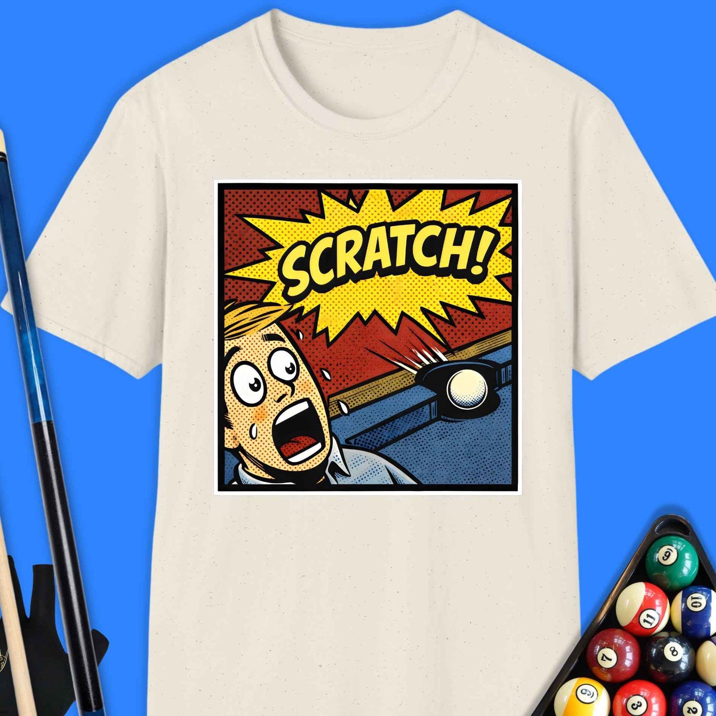 Scratch Comic Pool T-Shirt
